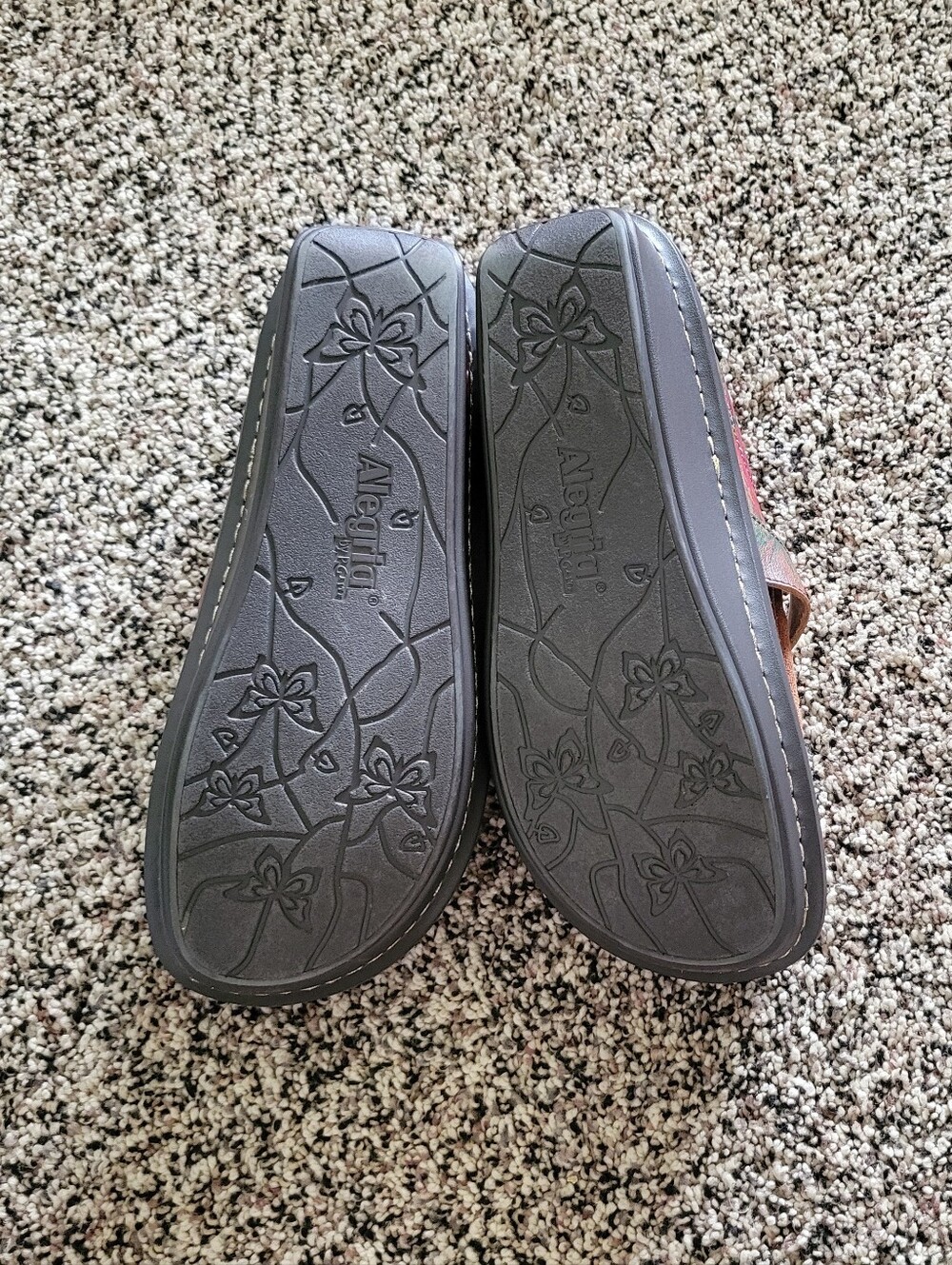 Women's Alegria Slip-On Shoes with Multicolor Trim - Picture 4 of 5